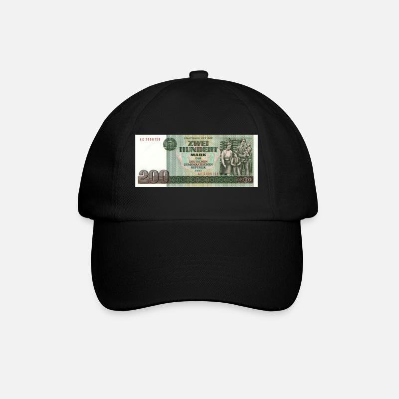 200 marks der ddr - Casquette classique - noir/noir