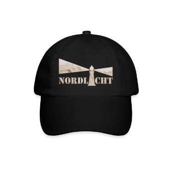 Northern light dune - Baseball Cap - black/black - Front