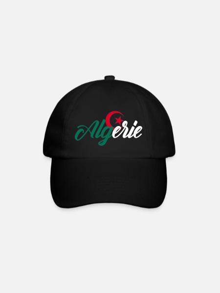 Algeria - Baseball Cap - black/black