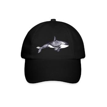 Orca - Casquette classique - noir/noir - Devant