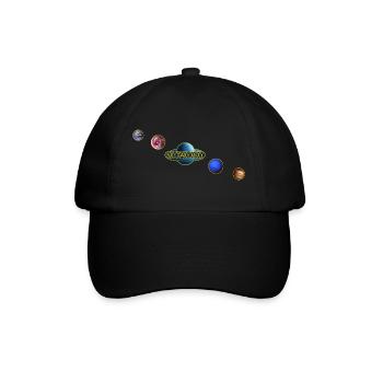 Syzygy Planetenring - Baseballkappe - Schwarz/Schwarz - Vorne
