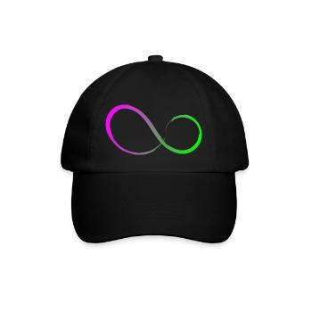 Infinity Sign Infinity Symbol Design - Baseball Cap - black/black - Front
