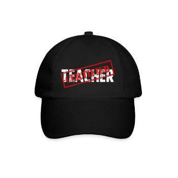 Teacher - Casquette classique - noir/noir - Devant