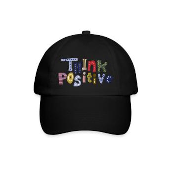 Pensez positif - Casquette classique - noir/noir - Devant