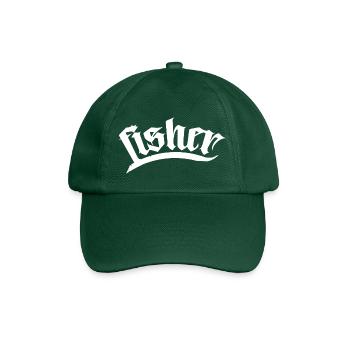 pêcheur de poisson pêche club de pêche brochet casquette de pêche - Casquette classique - vert bouteille - Devant