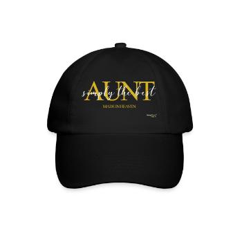 simply the best AUNT - Baseball Cap - black/black - Front