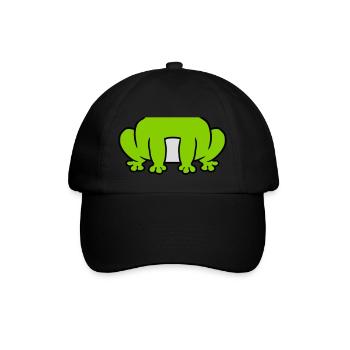 Costume petite grenouille assise - Casquette classique - noir/noir - Devant