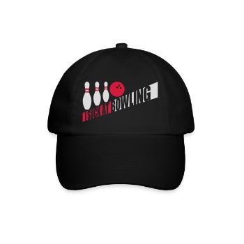 Je suis nul au bowling - Casquette classique - noir/noir - Devant