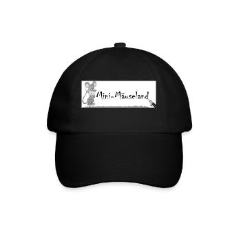 Logo SW - Baseballkappe - Schwarz/Schwarz - Vorne