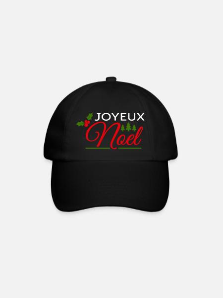 Joyeux Noël - Casquette classique - noir/noir