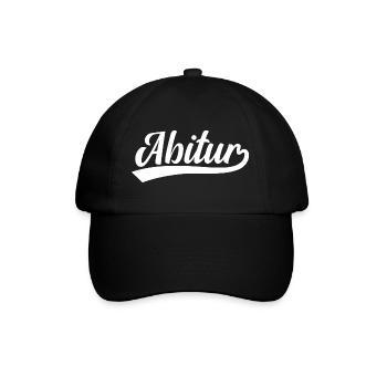Abitur - Baseballkappe - Schwarz/Schwarz - Vorne