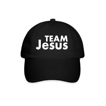 Team jesus - Baseball Cap - black/black - Front