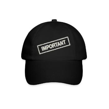 important - Casquette classique - noir/noir - Devant