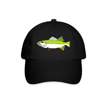 Truite - Casquette classique - noir/noir - Devant