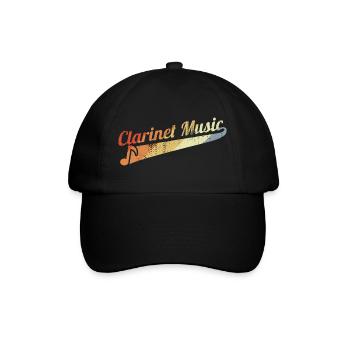 Clarinette Vintage - Casquette classique - noir/noir - Devant
