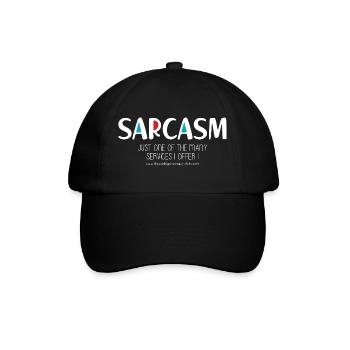 Sarcasme (sombre) - Casquette classique - noir/noir - Devant