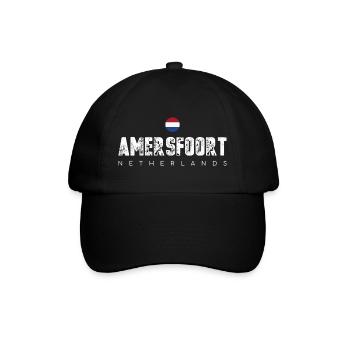 Amerfoort Netherlands Crest Tee - Baseball Cap - black/black - Front