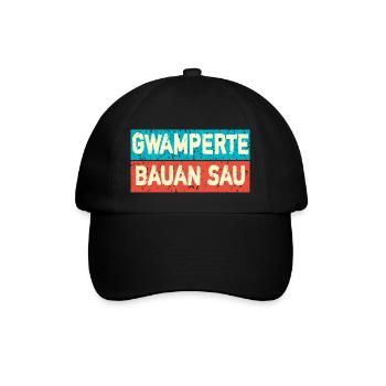Bavarian Funny - Baseball Cap - black/black - Front