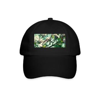 Magnolia Vintage Design - Baseball Cap - black/black - Front
