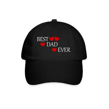 Father's Day Dad Dad Best Dad Ever Saying Father's Day - Baseball Cap - black/black - Front