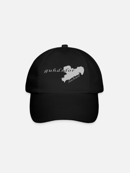 Guhdsdor - Mein Guter - Sächsisch - Dialekt - Baseballkappe - Schwarz/Schwarz