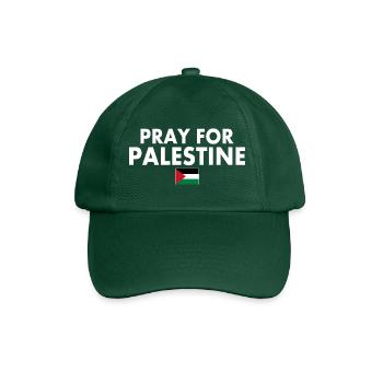 Pray for palestine - Casquette classique - vert bouteille - Devant