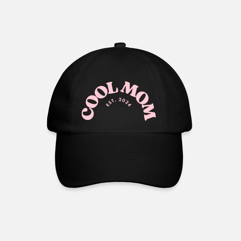 Cool Mom Est. 2024 - Baseball Cap - black/black