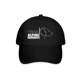 TEAM Alpine Dachsbracke Chiens de chasse Wilsigns - Casquette classique - noir/noir - Devant