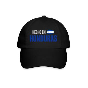 Made in Honduras, Honduran pride - Baseball Cap - black/black - Front