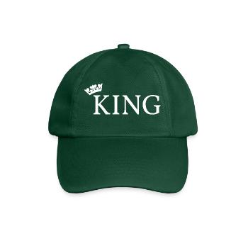 König - Baseballkappe - Flaschengrün - Vorne