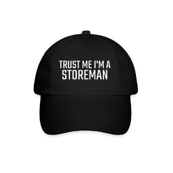 Storeman Trust Me - Baseball Cap - black/black - Front
