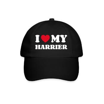 J'aime mon Harrier - Casquette classique - noir/noir - Devant