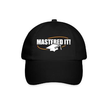 Master 2026 Graduation Graduation - Baseball Cap - black/black - Front