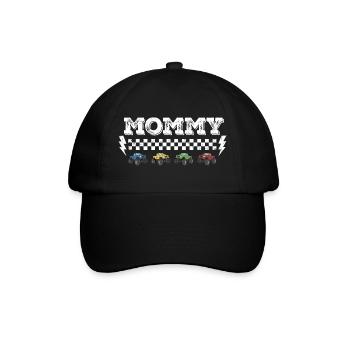 Conception de l’écrou tout-terrain de maman Monster Truck - Casquette classique - noir/noir - Devant