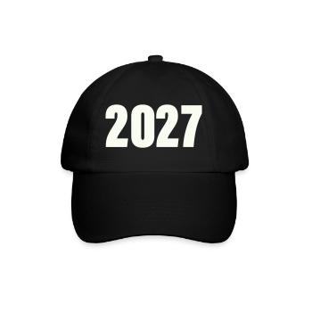 2027_zahl- - Baseball Cap - black/black - Front