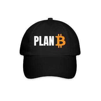 Planifier Bitcoin - Casquette classique - noir/noir - Devant