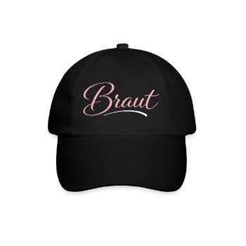 Braut - Baseballkappe - Schwarz/Schwarz - Vorne