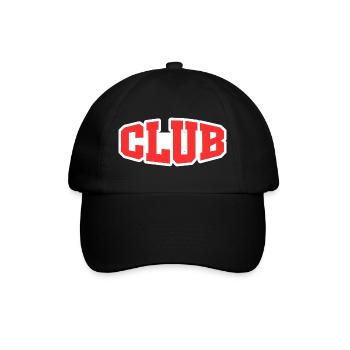 Club - Baseballkappe - Schwarz/Schwarz - Vorne