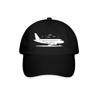 Croquis d’avion - Casquette classique - noir/noir - Devant