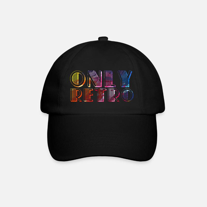 Only retro - Baseball Cap - black/black