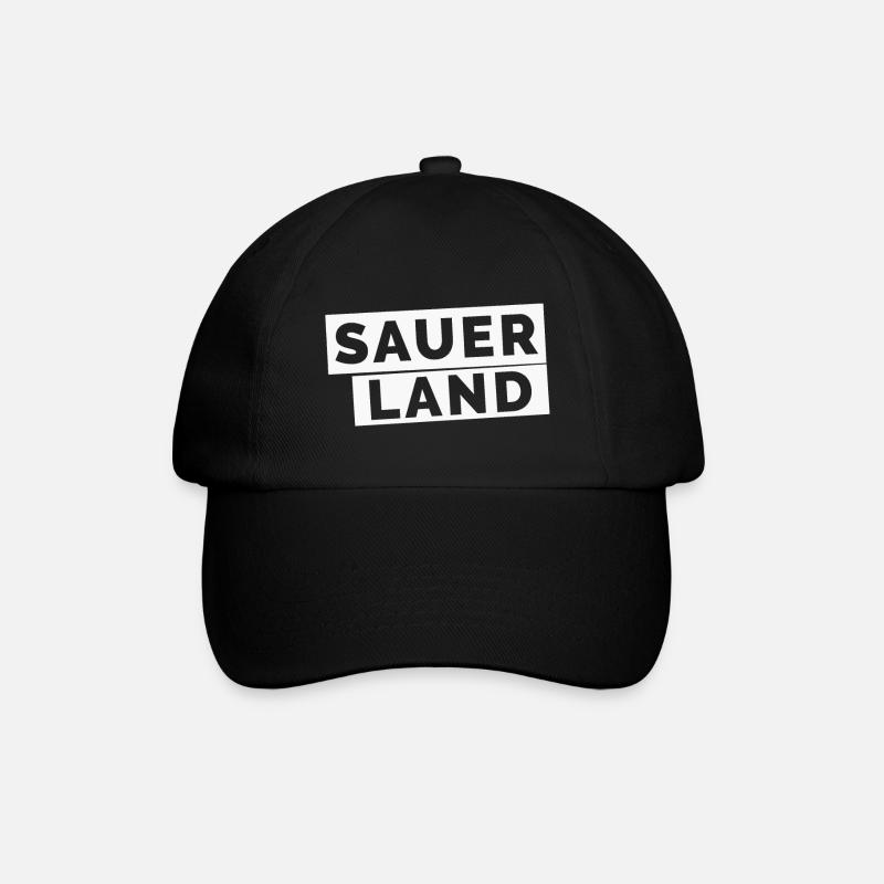 Sauerland - Baseballkappe - Schwarz/Schwarz