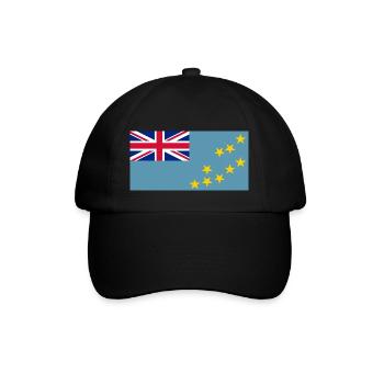 Tuvalu Flagg - Baseball Cap - black/black - Front