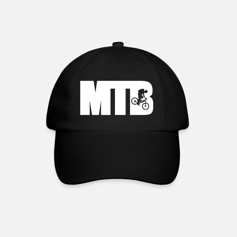MTB - Baseballkappe - Schwarz/Schwarz