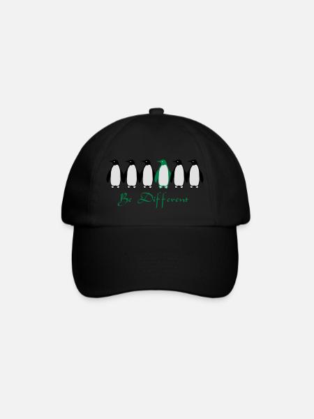 Be Different - Baseballkappe - Schwarz/Schwarz