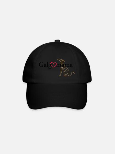 Galgomama - Baseball Cap - black/black