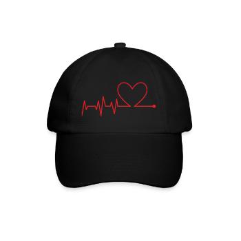 ELECTROCARDIOGRAM - Baseball Cap - black/black - Front