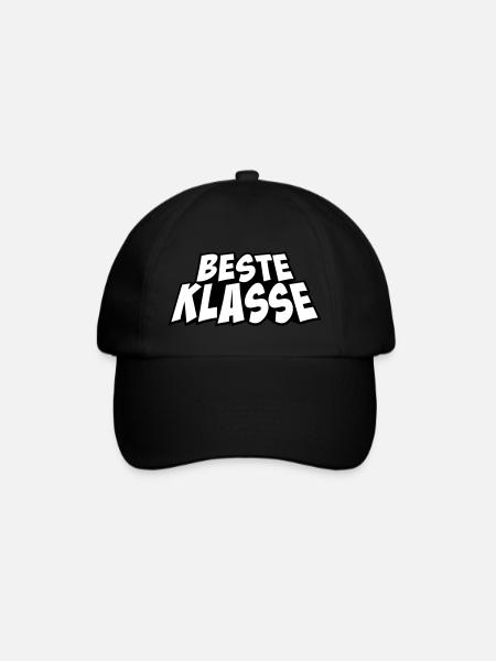Cooler Spruch Beste Klasse Schule Abitur Geschenk - Baseballkappe - Schwarz/Schwarz