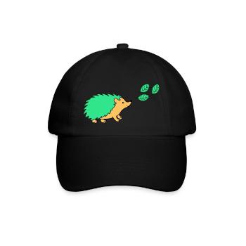 hérisson - Casquette classique - noir/noir - Devant