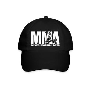 MMA Sport - Baseballkappe - Schwarz/Schwarz - Vorne