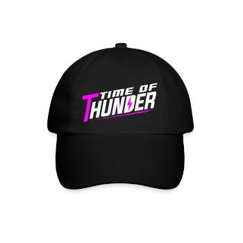 PINK POWER - Baseball Cap - black/black - Front